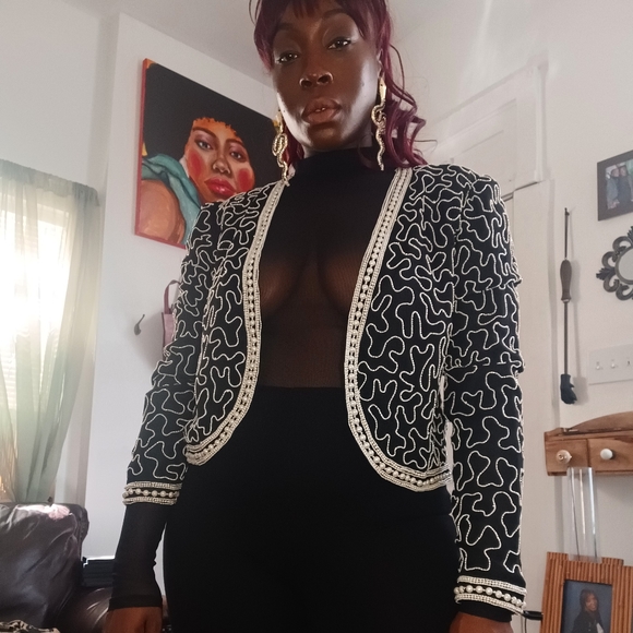 Vintage Beaded Jacket - Picture 1 of 5